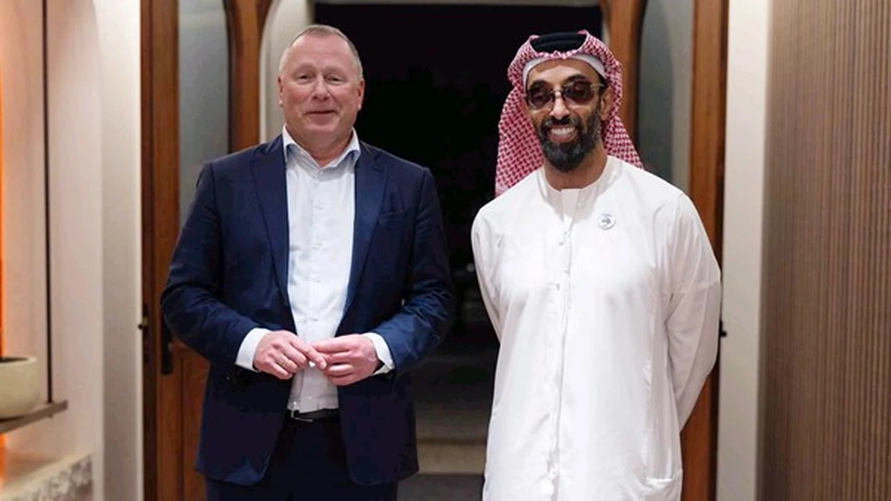 تفاصيل اجتماع طحنون بن زايد مع الرئيس التنفيذي لصندوق الثروة السيادي النرويجي NBIM